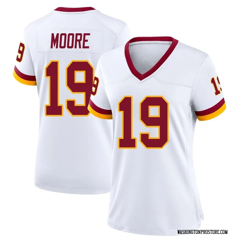 White Women's Chris Moore Washington Commanders Game Jersey