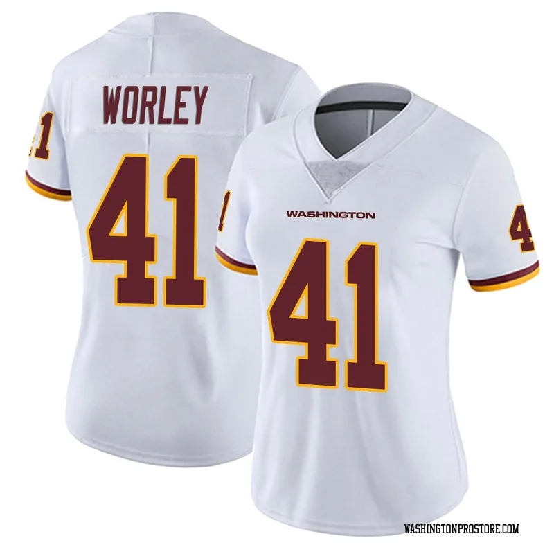 White Women's Daryl Worley Washington Commanders Limited Vapor Untouchable Jersey