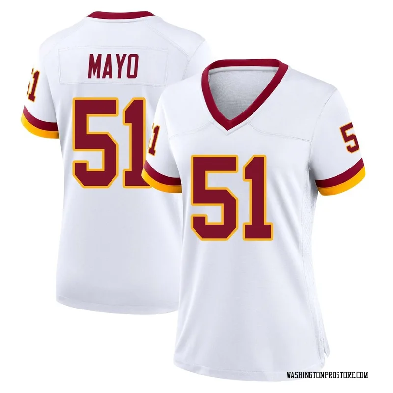 White Women's David Mayo Washington Commanders Game Jersey
