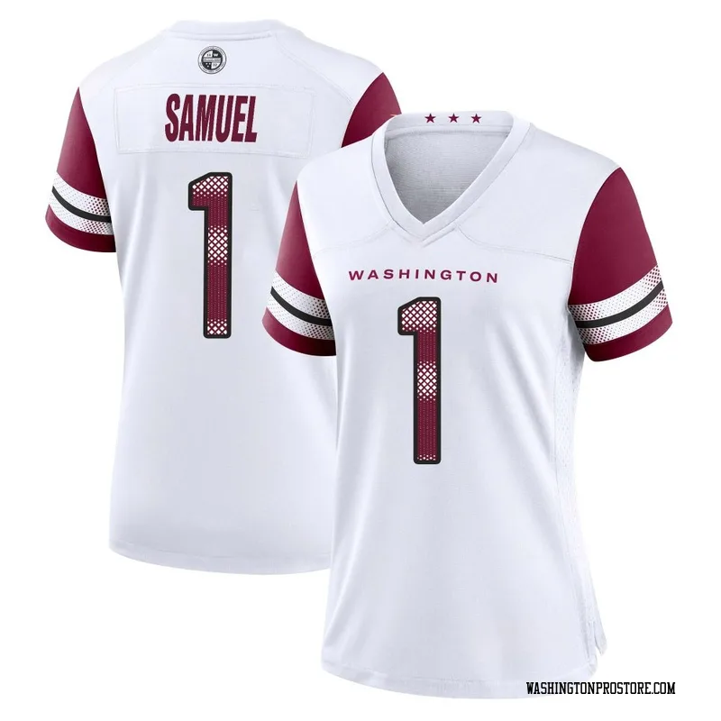 White Women's Deebo Samuel Washington Commanders Game Jersey