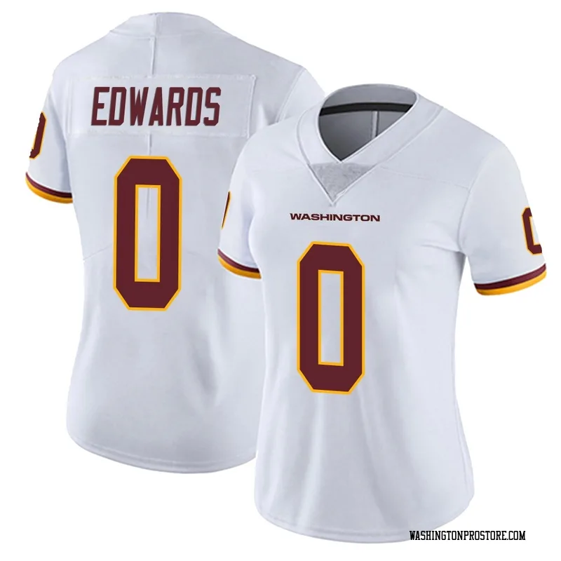 White Women's Donovan Edwards Washington Commanders Limited Vapor Untouchable Jersey