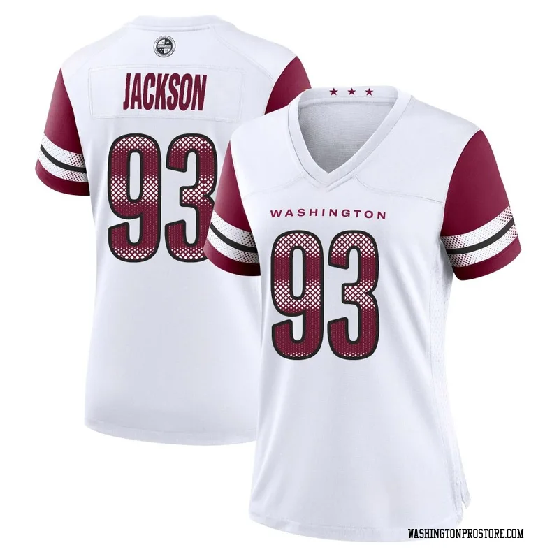 White Women's Drake Jackson Washington Commanders Game Jersey