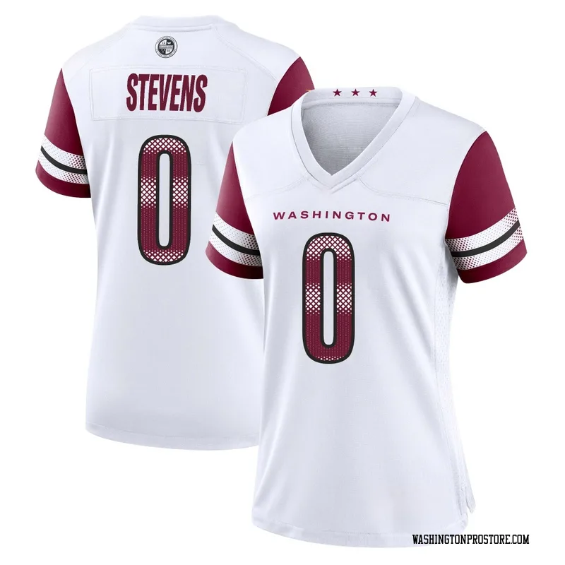 White Women's Drew Stevens Washington Commanders Game Jersey