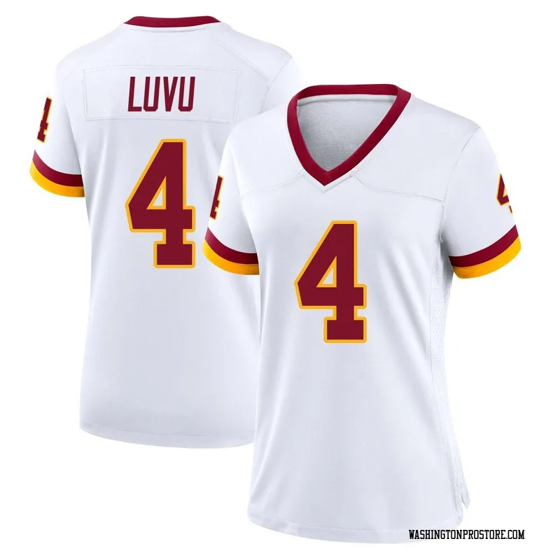 White Women's Frankie Luvu Washington Commanders Game Jersey