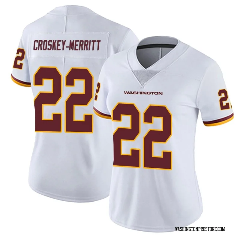 White Women's Jacory Croskey-Merritt Washington Commanders Limited Vapor Untouchable Jersey
