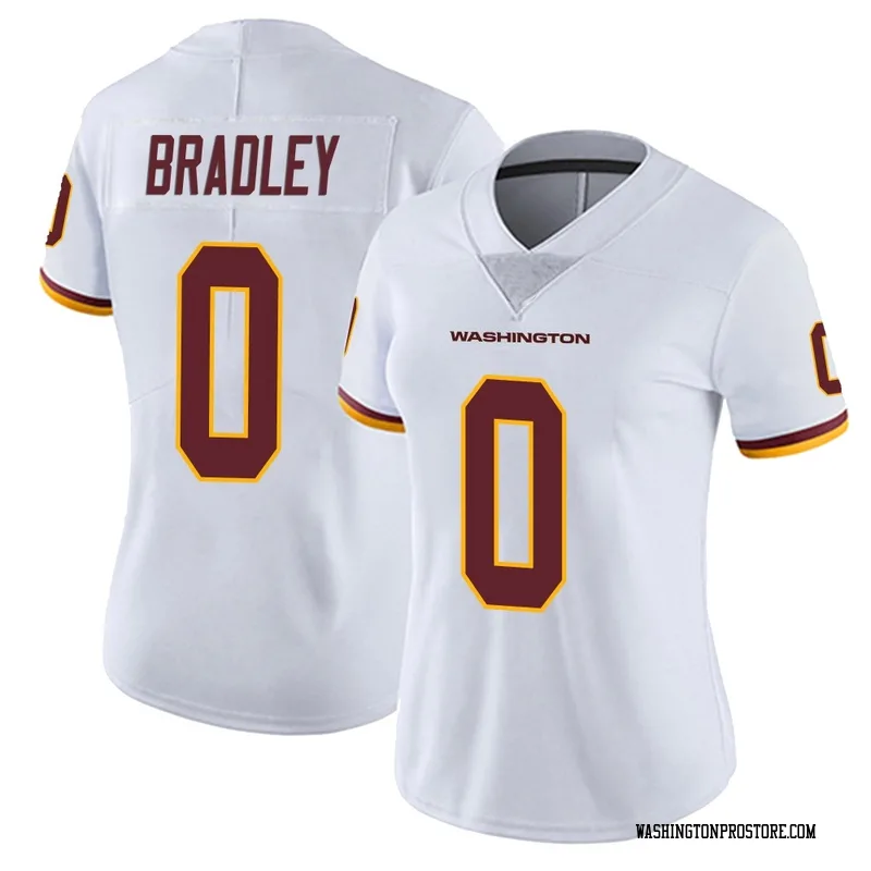 White Women's Jaden Bradley Washington Commanders Limited Vapor Untouchable Jersey
