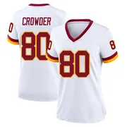 White Women's Jamison Crowder Washington Commanders Game Jersey