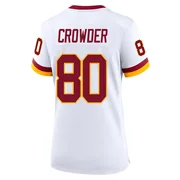 White Women's Jamison Crowder Washington Commanders Game Jersey