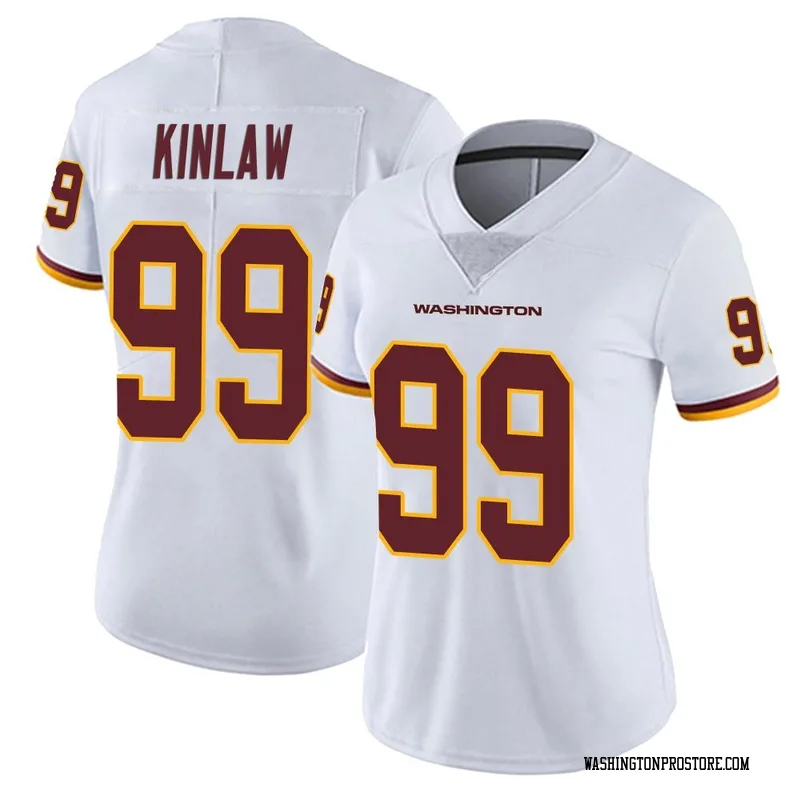 White Women's Javon Kinlaw Washington Commanders Limited Vapor Untouchable Jersey