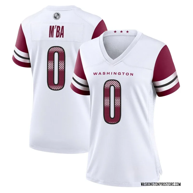White Women's Jeffrey M'ba Washington Commanders Game Jersey