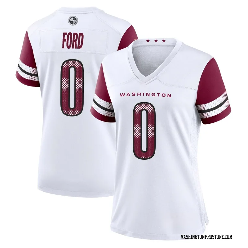 White Women's Jerome Ford Washington Commanders Game Jersey