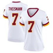 White Women's Joe Theismann Washington Commanders Game Jersey