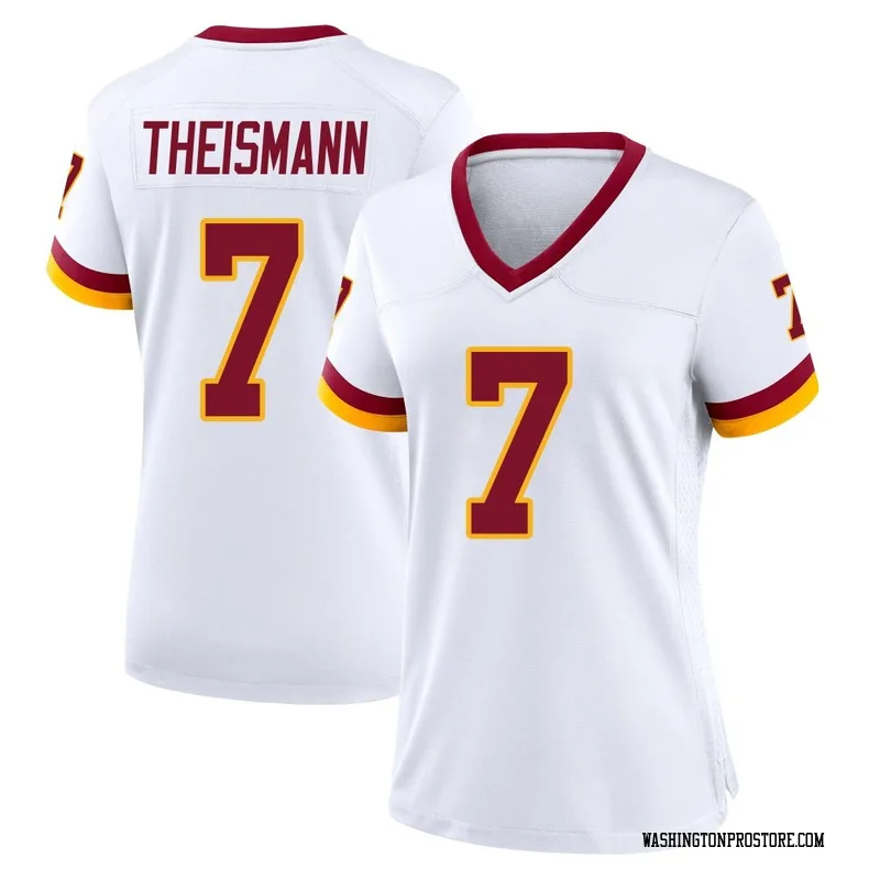 White Women's Joe Theismann Washington Commanders Game Jersey