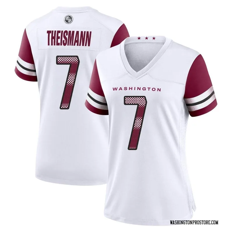 White Women's Joe Theismann Washington Commanders Game Jersey