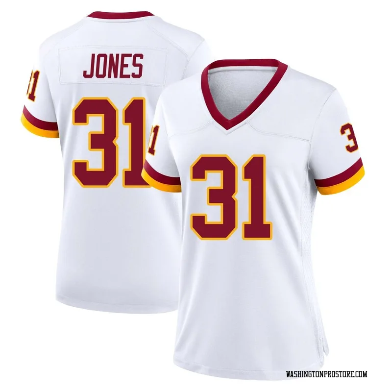 White Women's Jonathan Jones Washington Commanders Game Jersey