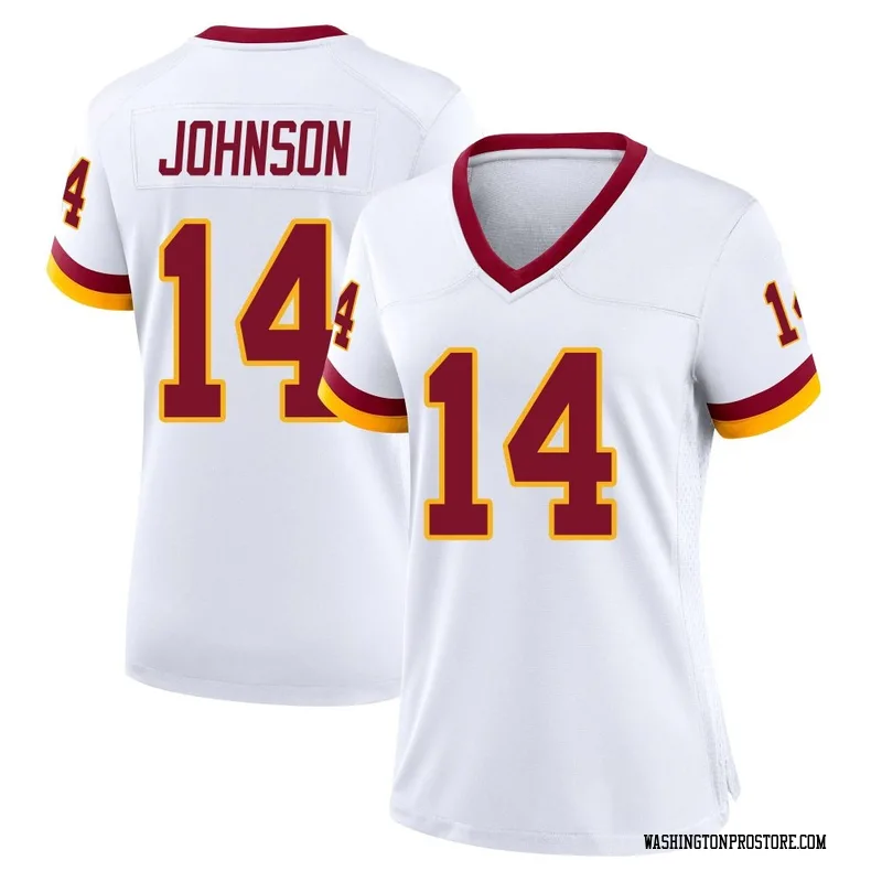 White Women's Josh Johnson Washington Commanders Game Jersey
