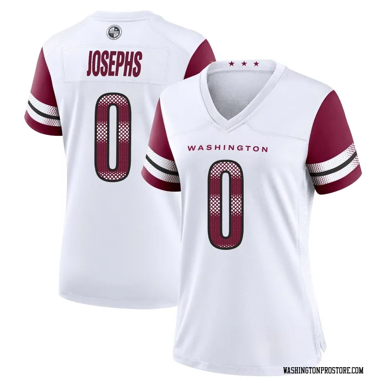 White Women's Joshua Josephs Washington Commanders Game Jersey