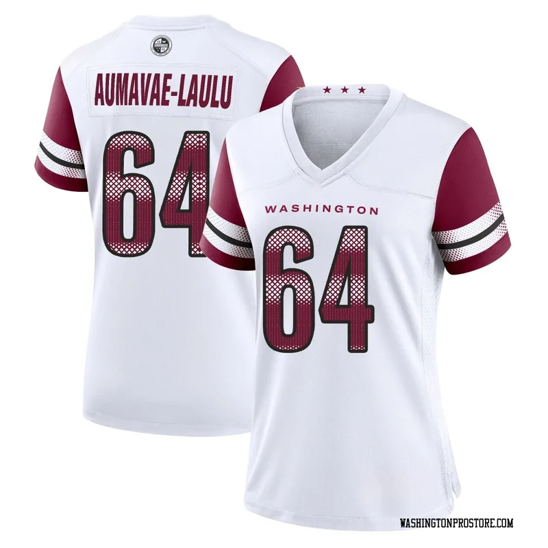 White Women's Malaesala Aumavae-Laulu Washington Commanders Game Jersey