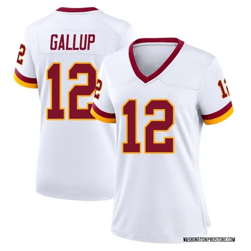 White Women's Michael Gallup Washington Commanders Game Jersey