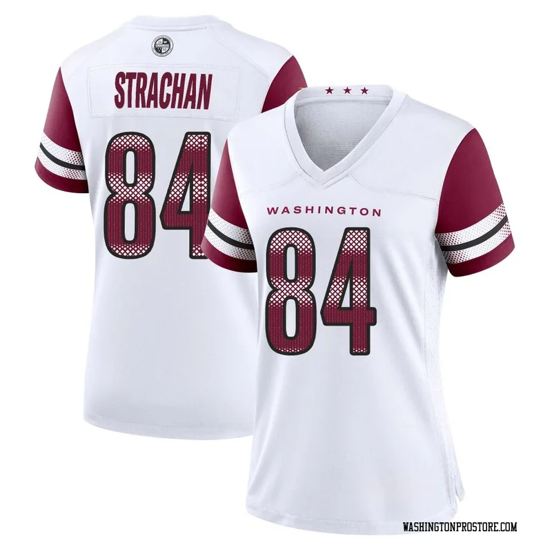 White Women's Michael Strachan Washington Commanders Game Jersey