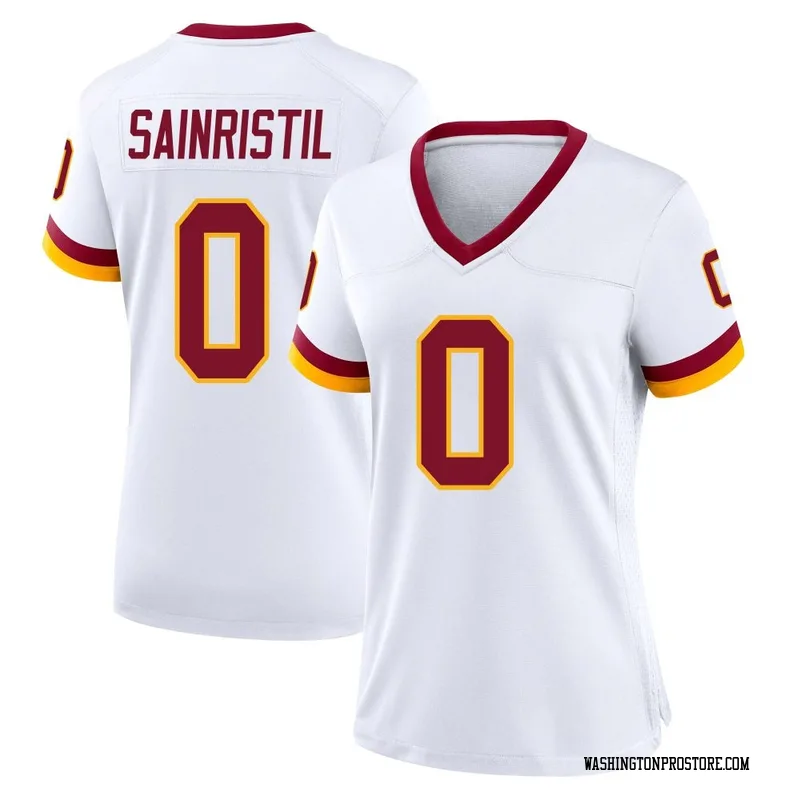 White Women's Mike Sainristil Washington Commanders Game Jersey