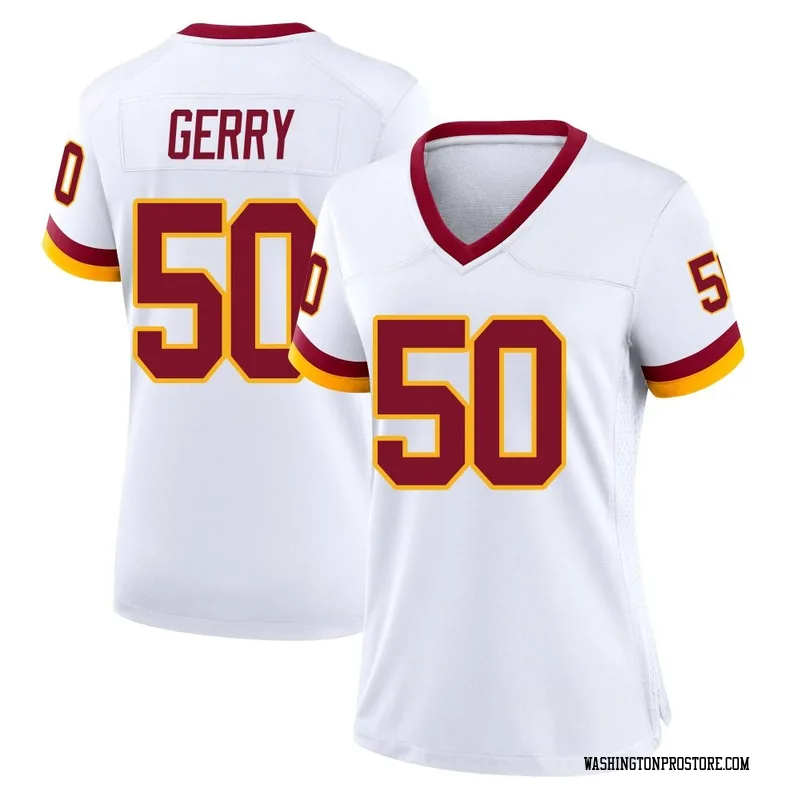 White Women's Nate Gerry Washington Commanders Game Jersey