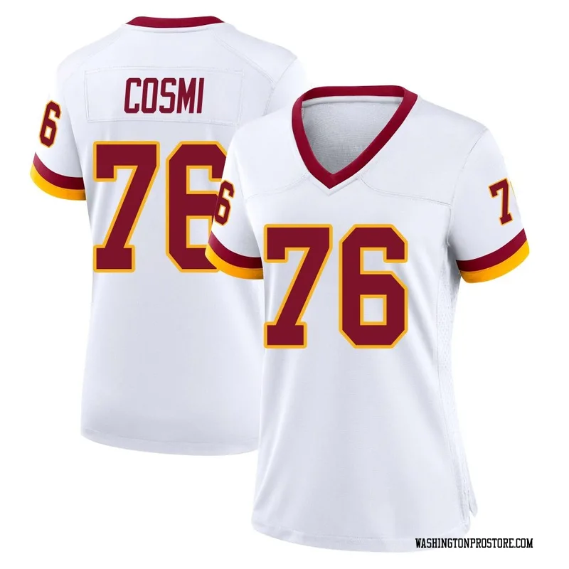 White Women's Sam Cosmi Washington Commanders Game Jersey