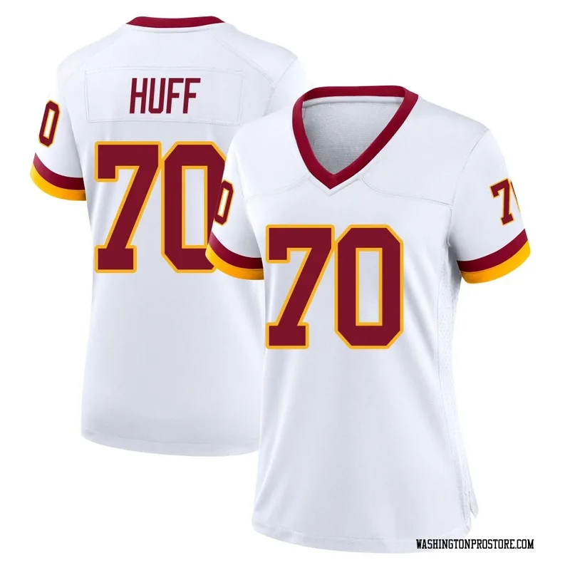 White Women's Sam Huff Washington Commanders Game Jersey