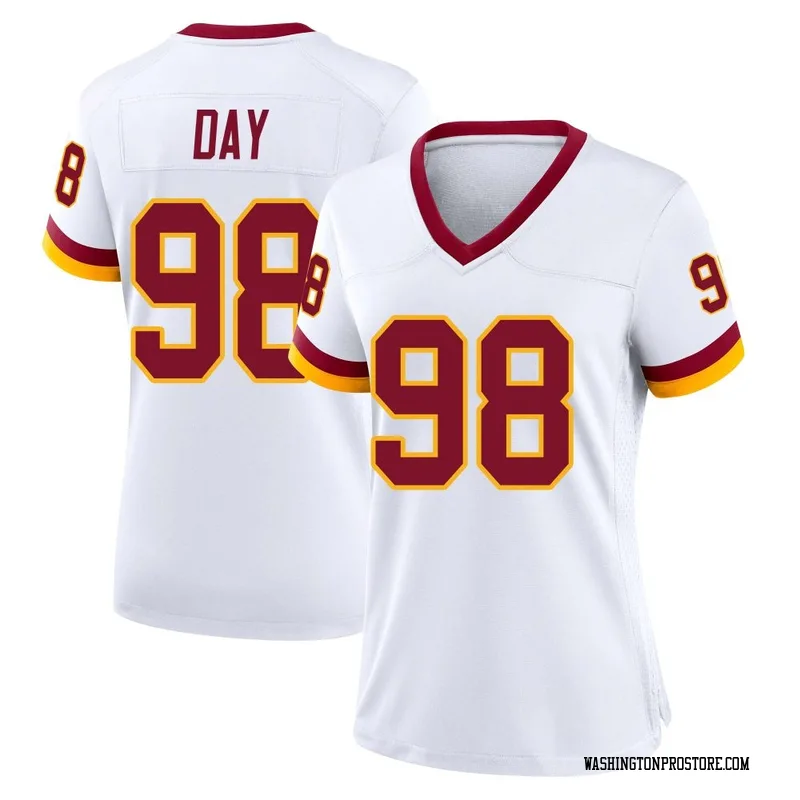 White Women's Sheldon Day Washington Commanders Game Jersey