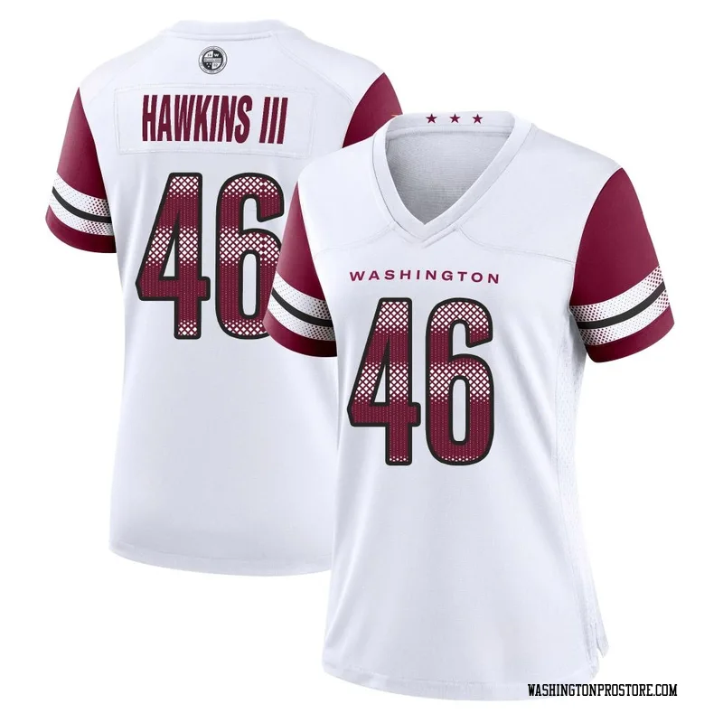 White Women's Tre Hawkins III Washington Commanders Game Jersey