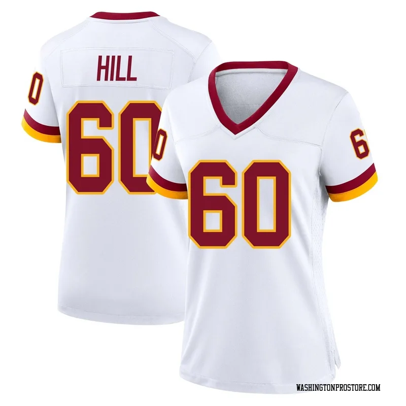 White Women's Trey Hill Washington Commanders Game Jersey
