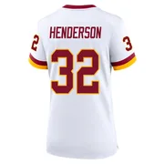 White Women's Xavier Henderson Washington Commanders Game Jersey
