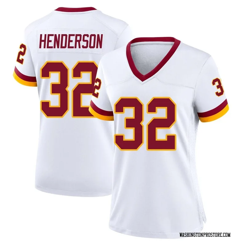 White Women's Xavier Henderson Washington Commanders Game Jersey