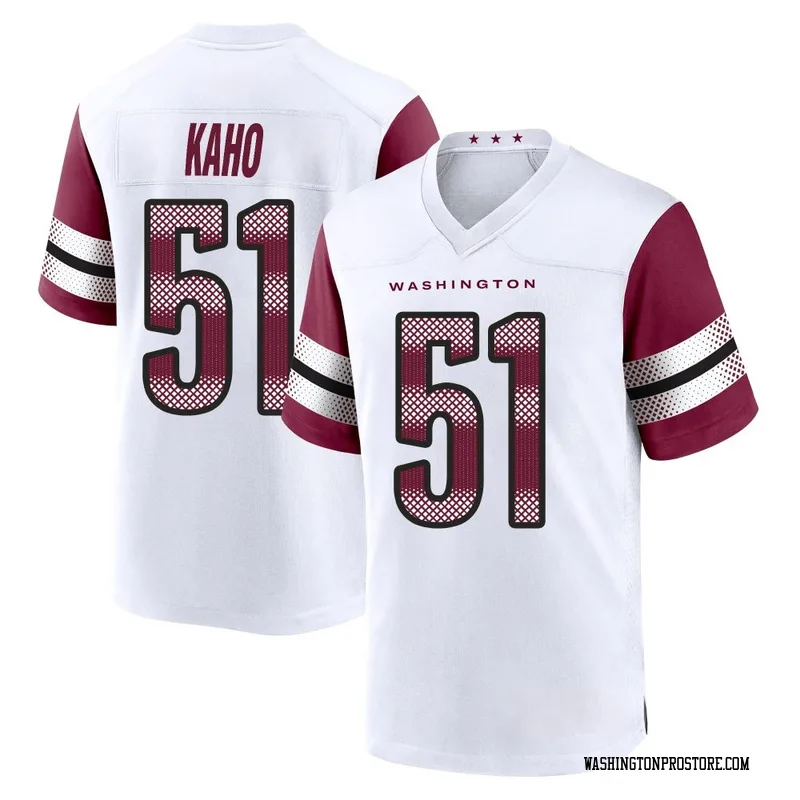 White Youth Ale Kaho Washington Commanders Game Jersey