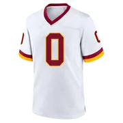White Youth Anthony Firkser Washington Commanders Game Jersey