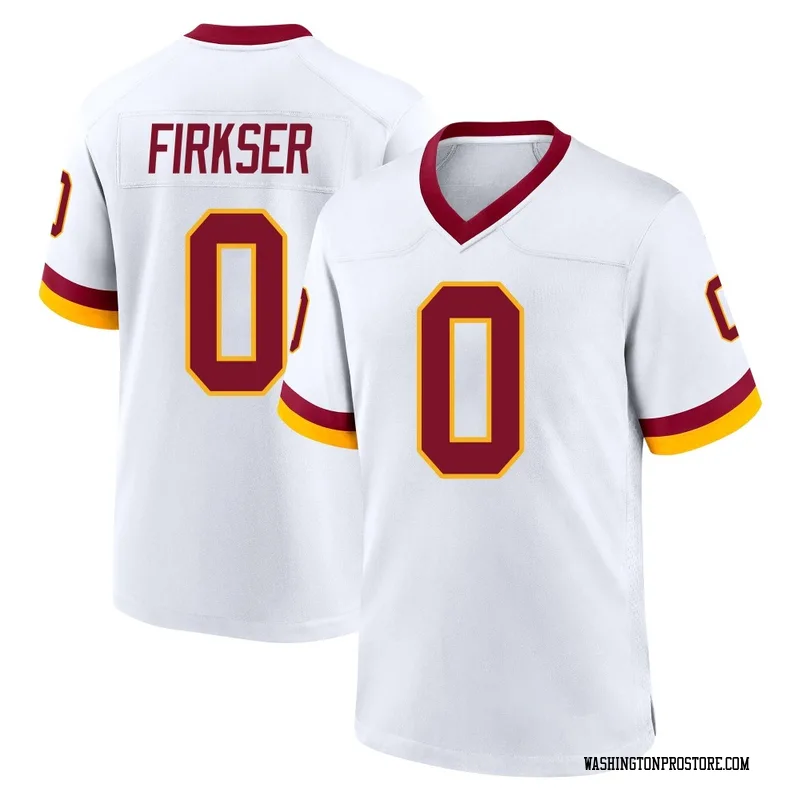 White Youth Anthony Firkser Washington Commanders Game Jersey