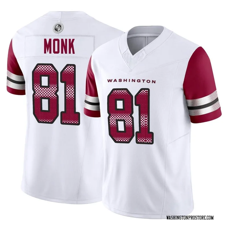 White Youth Art Monk Washington Commanders Limited Vapor F.U.S.E. Jersey