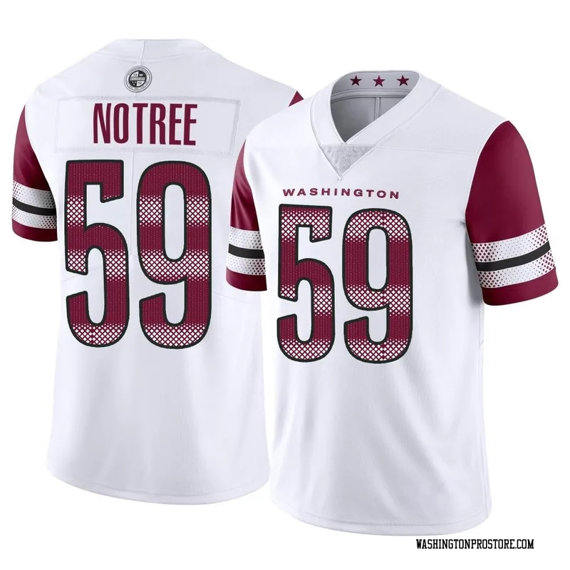 White Youth Bryce Notree Washington Commanders Limited Vapor Jersey