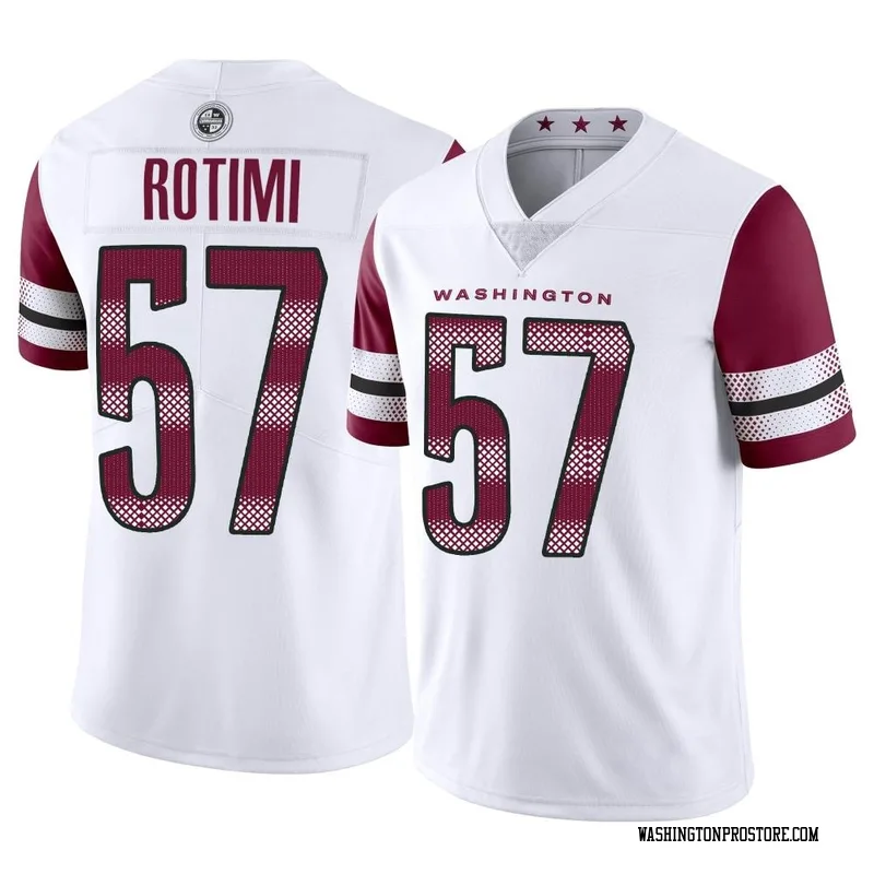 White Youth Bunmi Rotimi Washington Commanders Limited Vapor Jersey
