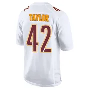 White Youth Charley Taylor Washington Commanders Game Tundra Fashion Jersey