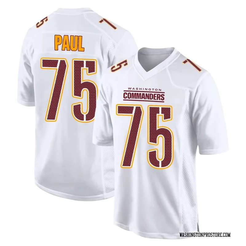 White Youth Chris Paul Washington Commanders Game Tundra Fashion Jersey