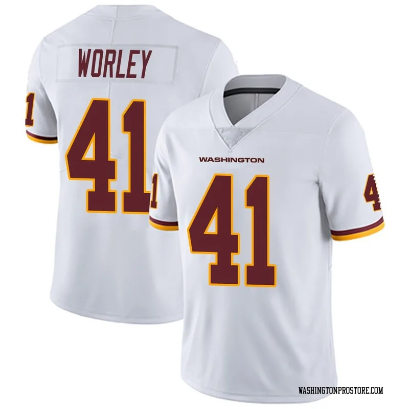 White Youth Daryl Worley Washington Commanders Limited Vapor Untouchable Jersey