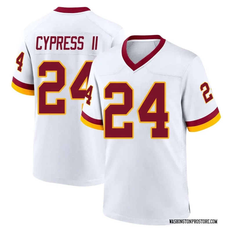 White Youth Fentrell Cypress II Washington Commanders Game Jersey