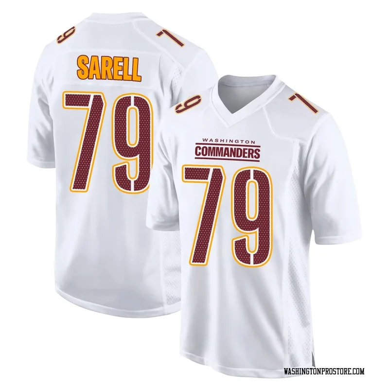 White Youth Foster Sarell Washington Commanders Game Tundra Fashion Jersey