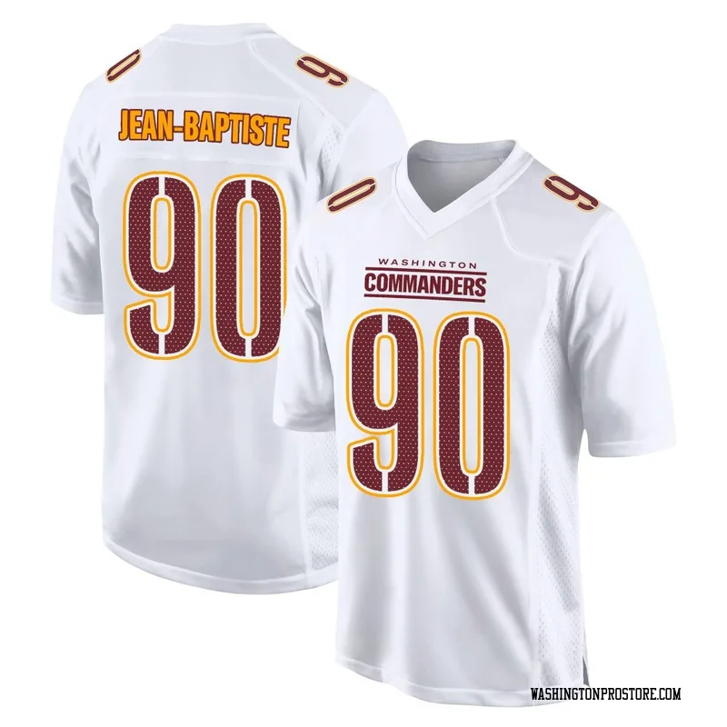 White Youth Javontae Jean-Baptiste Washington Commanders Game Tundra Fashion Jersey