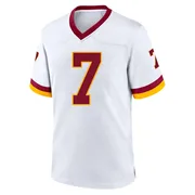 White Youth Joe Theismann Washington Commanders Game Jersey