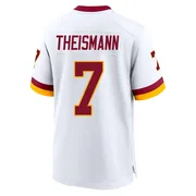 White Youth Joe Theismann Washington Commanders Game Jersey