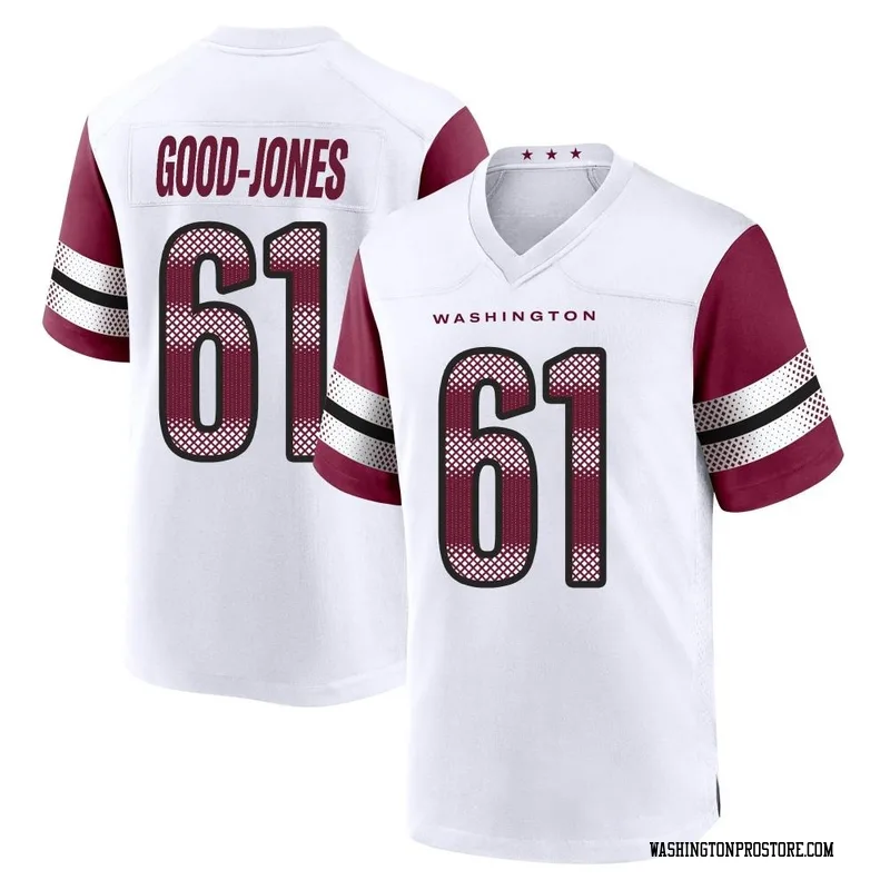 White Youth Julian Good-Jones Washington Commanders Game Jersey
