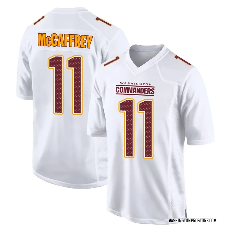 White Youth Luke McCaffrey Washington Commanders Game Tundra Fashion Jersey