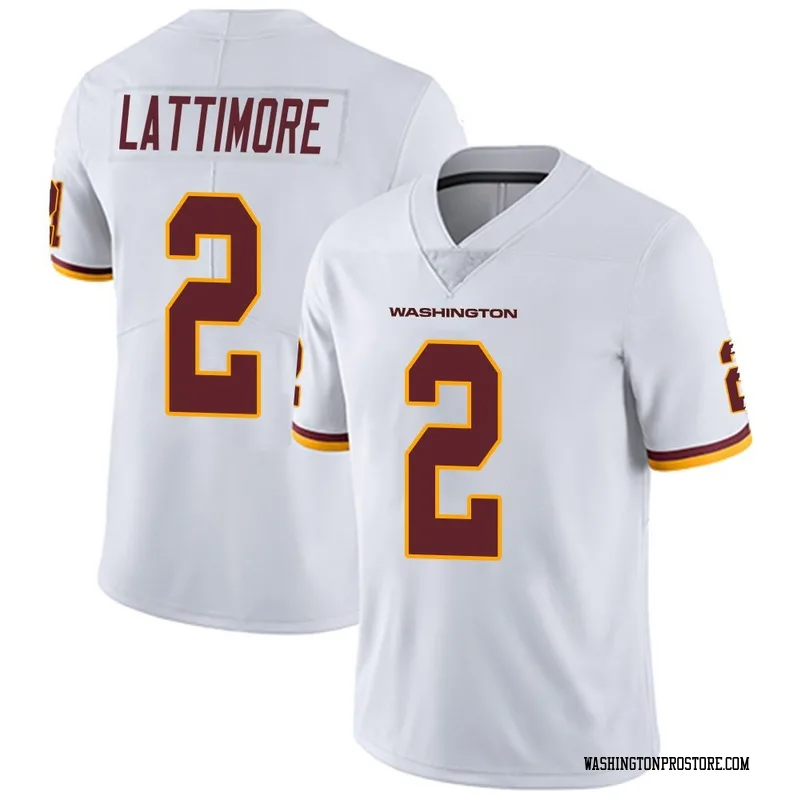 White Youth Marshon Lattimore Washington Commanders Limited Vapor Untouchable Jersey